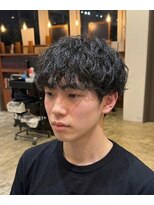 ジェットブラックキューサンロク(JET BLACK 936) 波巻きパーマカスタム