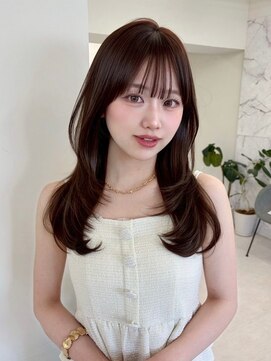 アイドットプラスサッポロ 札幌(i.+SAPPORO) くびれヘアハッシュカットミディアムレイヤーカットミントカラー