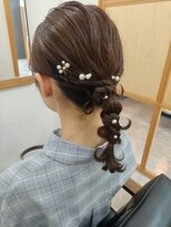美容師 久保浦&nbsp;ヘアアレンジ