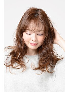 アース 石巻店(HAIR&MAKE EARTH) 軽やかフリンジウェーブ