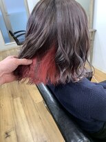 サンマルサン(303)&nbsp;【303 HAIR AND TREATMENT】インナーピンク×グレージュ