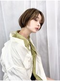 ◆オリーブベージュ/伸ばしかけ/ナチュラルボブ/たまプラーザz1