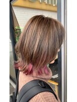 クルニエ(crenier)&nbsp;crenierで作るマッシュウルフ＠インナーピンク