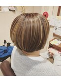 ぷっくり立体感ボブへあ