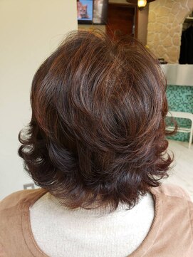 エム デ ヘアー オカダ パーマスタイル