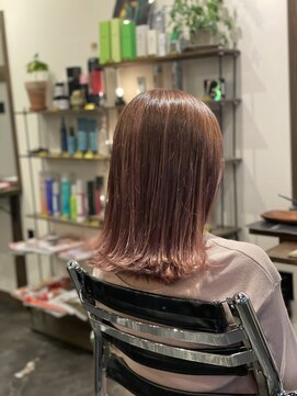 サロングロー(salonGLOW) ハイライト　ピンクベージュ