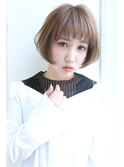 【ROSE】ワンカール＿ベージュカラー＿ショートボブ