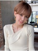 大人かわいい小顔ショートボブショートヘア20代30代40代表参道