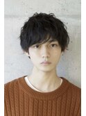 黒髪×マッシュ×無造作パーマ[吉祥寺]