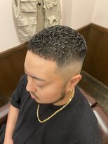 ヒロギンザバーバーショップ 神楽坂店(HIRO GINZA BARBER SHOP)&nbsp;スキンフェード×濡れパン×クロップ