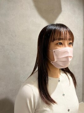 アヴァンセ(Avancer) シースルーでより可愛いスタイル/カット/ストレート/ロング