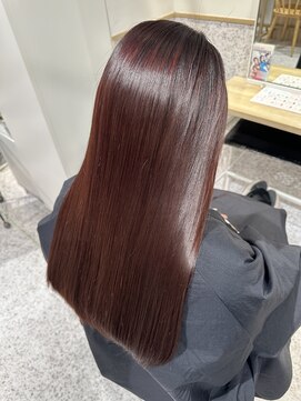 ゼストソエル(ZEST soell) 春に人気なカシスブラウン×髪質改善トリートメント