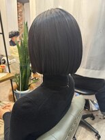 ルーナヘアー(LUNA hair)&nbsp;『京都 ルーナヘアー』縮毛矯正×艶ボブ 草木真一郎