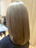 アロマ ヘアー ルーム 新宿店(AROMA hair room) シアーカラーツヤ髪グレーベージュ/新宿/新宿西口