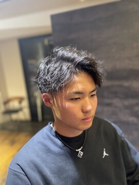 エクファフォーメン(EX-FA FOR MEN) ツイストパーマ/マッシュパーマ/ウルフ/アッシュブラック