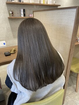 ハセ 石山店(HASE) ロング×ダークグレージュ