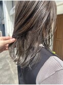 インナーカラー・グレージュ・アッシュグレー・ブリーチ