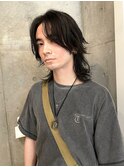 ミディアムウルフ/ニュアンスパーマ