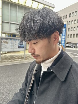 オーガニック アトリエ 大宮(organic+atelier) 縦落ちツイストスパイラルパーマメンズパーマ波巻きツイスパ