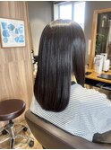 まとまるセミロング/ストレートヘアー/つくば美容室