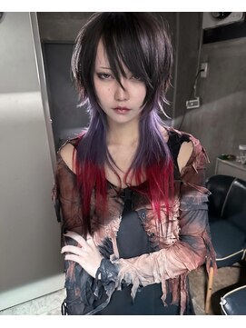 アリートウキョウ(ALLY TOKYO) シャギーウルフカットロングウルフ中性ウルフレイヤーカット