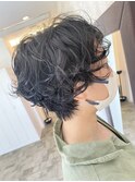 くびれショート×パーマ