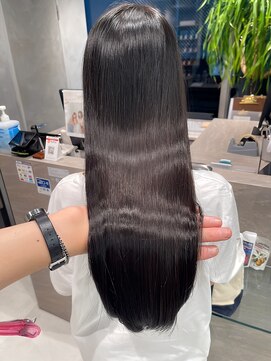 シャルムバイケンジ(Charm.by KENJE) 艶髪ストレート髪質改善カラー縮毛矯正トリートメント銀座有楽町