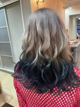 美容室 杏樹 グラデーションカラー