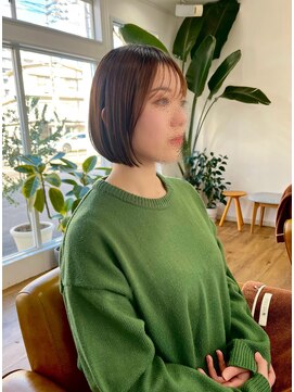 コムヘアー(COM HAIR) ボブ。