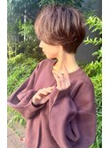 Lond.海気　イメチェン　美髪　ショートパーマ