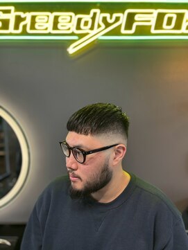 グリーディーフォックス 三軒茶屋(GreedyFOX) 波巻き/マッシュパーマ/ウルフ/ハイライト<理容室>