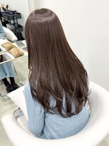 ノエシキカ(noe sikika)&nbsp;ホワイトグレージュ/デジタルパーマ/チェリーブラウン/栄l39