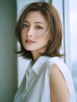 アルトリスト(Altruist Aging×HAIR&SPA)&nbsp;★ダークアッシュ大人ガーリーボブ着物ミディアムレイヤーカット