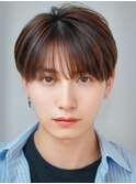 シースルーマッシュフェザーパーマニュアンスパーマ韓国マッシュ