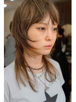 ディスアンドザット あびこ店(THIS&THAT)&nbsp;hair by ryu 【ブロンド　ウルフ　ローライト】