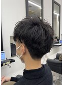 韓国マッシュ/メンズカット/刈り上げマッシュ/19時以降/黒髪