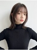 20代30代外ハネミディ/大人透明感
