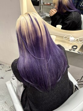 ソル ジングウマエ(SOL JINGUMAE) 【後藤宗一朗】ブロンド×パープル×髪質改善