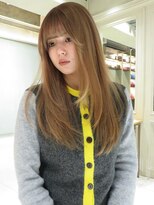 ニュートン(NEWTON)&nbsp;レイヤーカット　レイヤー　顔周り　韓国　透明感カラー　立川