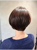 上品ショートヘア♪/横浜/元町/白髪ぼかし/髪質改善