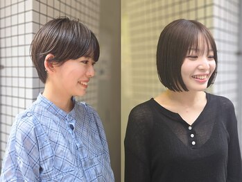 インク(ink”)の写真/骨格・顔まわりで差がつく似合わせショート◎30秒で決まる再現性×小顔見せも叶うボブ・レイヤーカット！