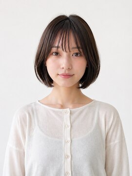 バカンス 八丁堀(BACANCES) 【BACANCES八丁堀】シースルーボブ
