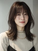 ユニット 蕨西口店(UNIT) ミディアム髪型20代30代40代丸顔面長レイヤー蕨