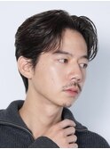 メンズパーマフェザーパーマシャドウパーマセンターパートゆるめ