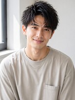 リリアーナ(LILIANA)&nbsp;池袋 メンズカット ツーブロック  短髪センターパート 眉カット