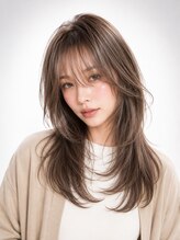 エートス(ethos) 三好市美容室|韓国レイヤー×小顔カット×透明感ブラウン