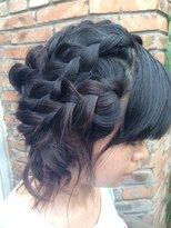 フェリシータ 緑地公園店(felicita) 無造作ルーズが大人かわいいクラシカルな編み込みヘアアレンジ