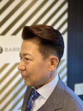 バーバーバー ナカノ(BARBER BAR NAKANO) 50代メンズ　ヨーロピアンスタイル