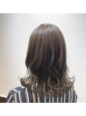 【 外ハネ × グレージュ 】 ふんわりミディスタイル☆