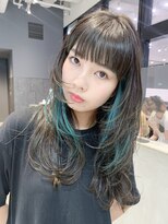 インナーカラーグリーン_ショコラベージュボブルフベビー_28688